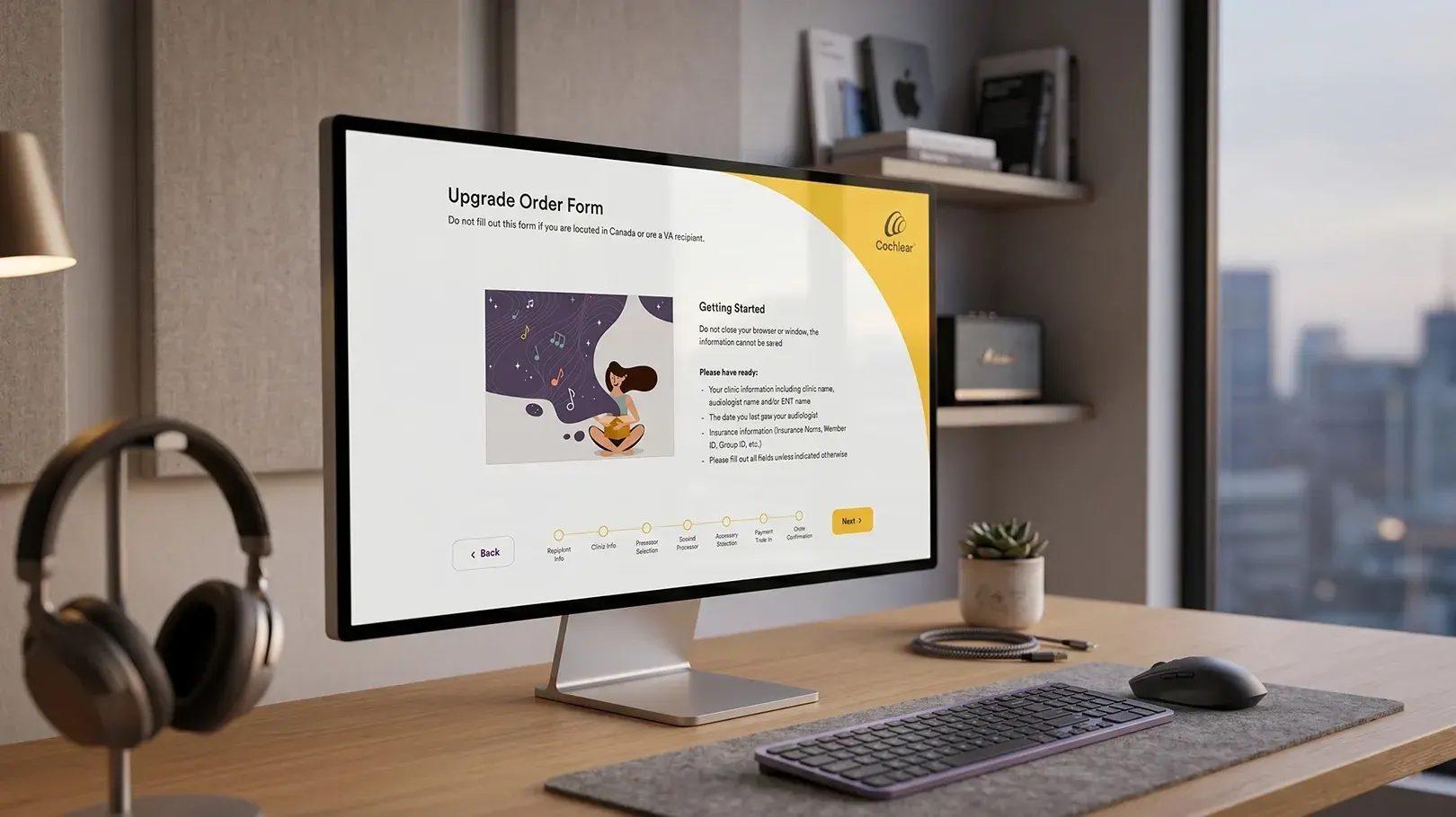 Cochlear Micro-site landing